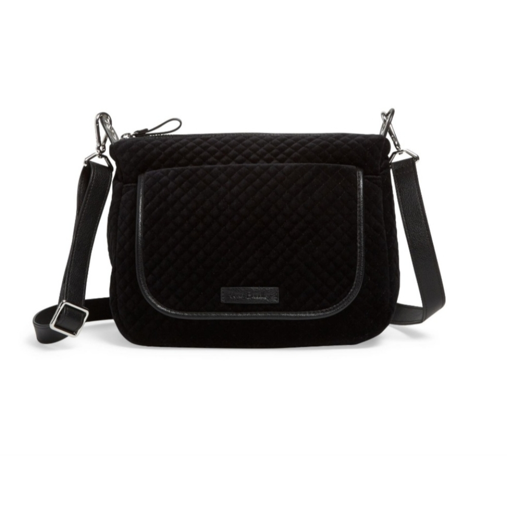 Vera Bradley Carson mini shoulder bag black